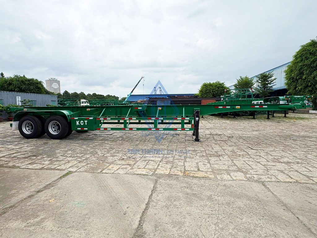 Dịch Vụ Cho Thuê Sơ Mi Rơ Moóc Xương (2 Trục, 3 Trục) Phục Vụ Vận Chuyển Container Bãi Cảng