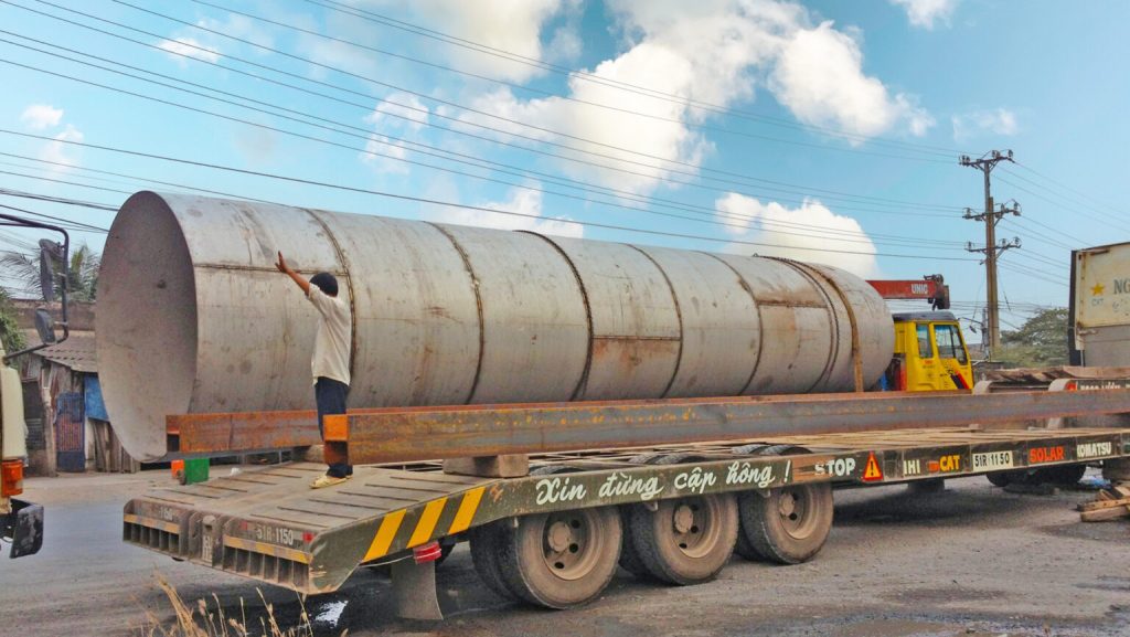 Quy Trình Logistics Vận Chuyển Kết Cấu Thép Và Dầm Bê Tông Siêu Trường Phục Vụ Công Trình Xây Dựng
